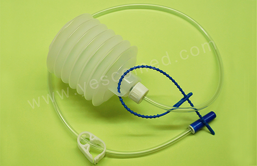 Hollow type closed wound drainage system