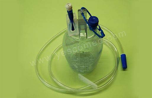 High vacuum wound drainage bottle system